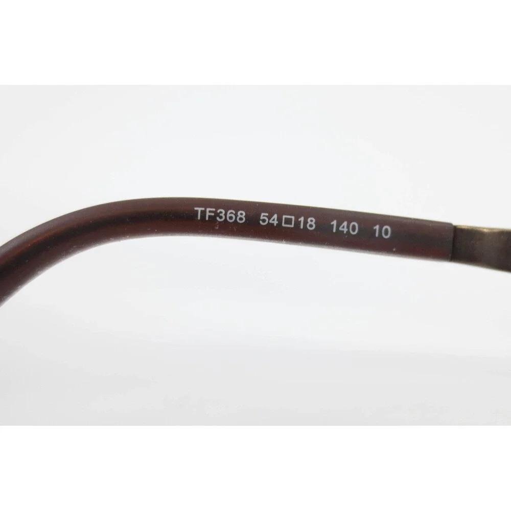 Turboflex TF368 Brown Metal Rectangular Sunglasses 54-18-140 Mens Womens